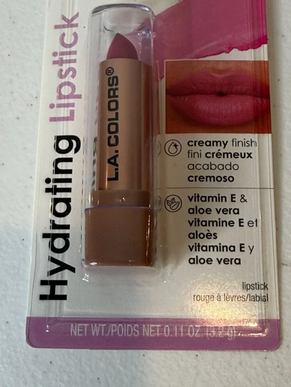 LA Colors Hydrating Lipstick Dusty Rose C62149